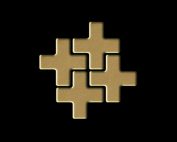 Внешний вид элемента мозаики Swiss-cross-bm
