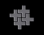 Внешний вид элемента мозаики Swiss-cross-rs