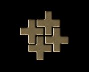 Внешний вид элемента мозаики Swiss-cross-ti-gb