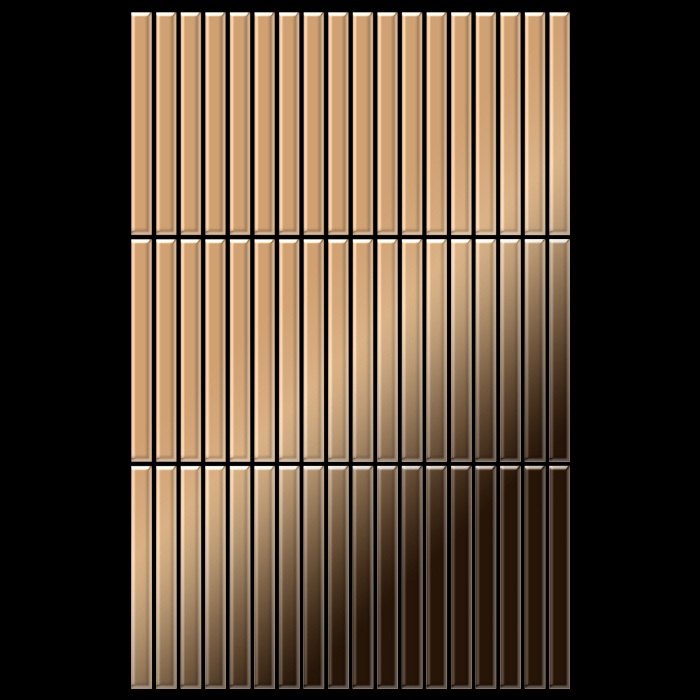 An example of laying a mosaic Linear-ti-am