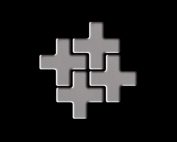 Appearance of the mosaic element Swiss Cross-ss-ma